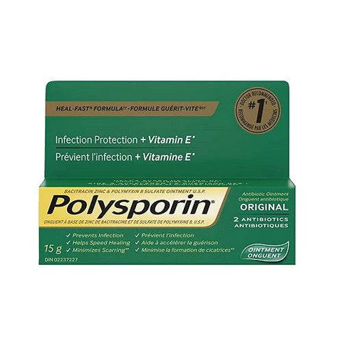 Polysporin Original - 15 grams-2 Antibiotics ointment