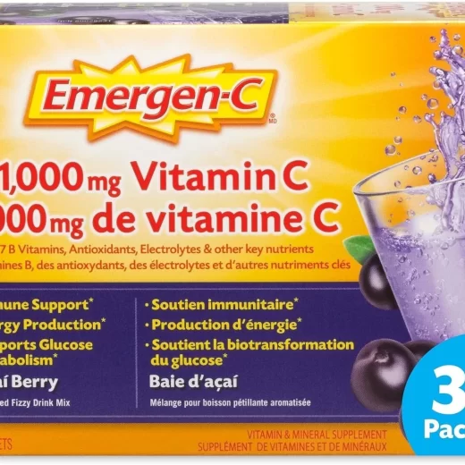 Emergen-C Vitamin C Acai Berry 1,000 mg