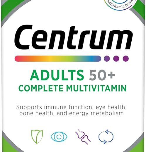Centrum Adult Select Essentials Multivitamins/Minerals Supplement 50+ 100 Tablets
