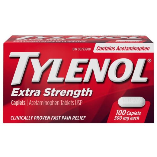 Tylenol Extra Strength-100 Caplets-500mg