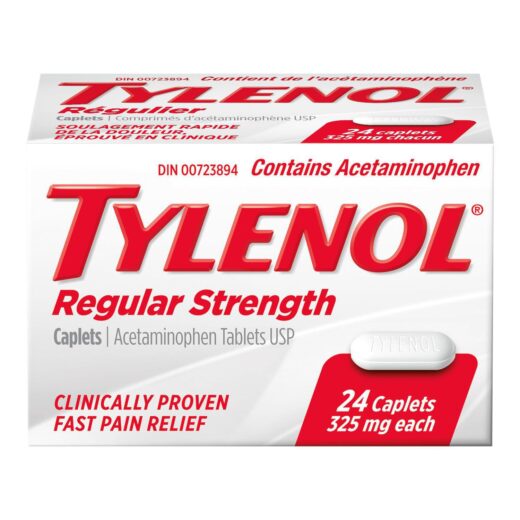 Tylenol Regular Strength Caplets 325mg 24cap