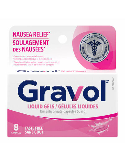 Gravol Chewables- Orange Flavour