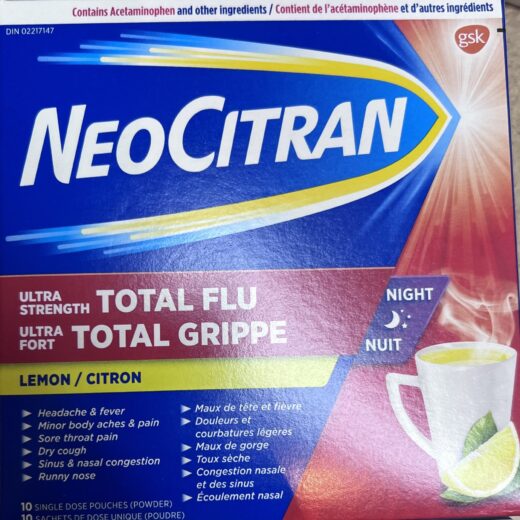NEOCITRAN ULTRA STRENGTH TOTAL FLU NIGHT