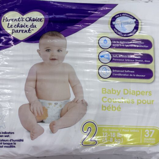 Parent’s Choice Baby Diapers (12-18 lb)