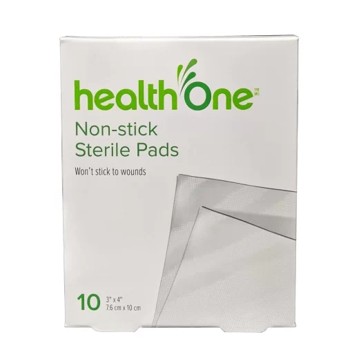 health One Non-Stick Sterile Pads (7.6 cm x 10 cm) (10 pads)