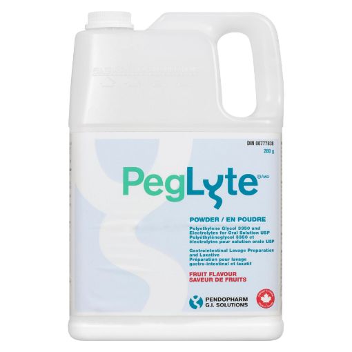 PegLyte - Gastrointestinal Lavage Preparation & Laxative, Fruit Flavour | 4 L Polyethylene Glycol Powder, 280g
