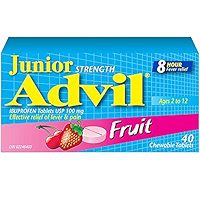 Junior Strength Advil Fever from Cold or Flu 40 Tablets