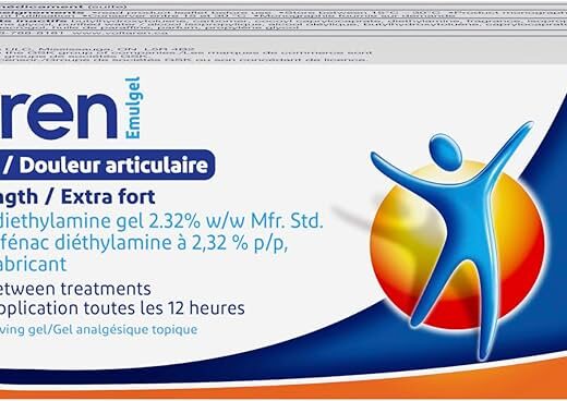 VOLTAREN Emulgel Joint Pain Extra Strength (Gel), topical pain gel, 100g Easy Open Cap