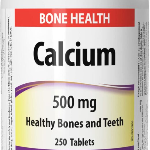 Webber Naturals Calcium Carbonate 500 mg