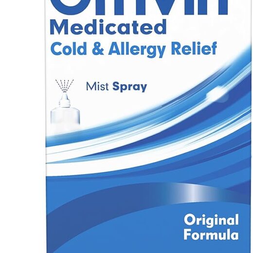 Otrivin Nasal Spray, Cold & Allergy Medication, Nasal Decongestant, Original Formula, 30 mL