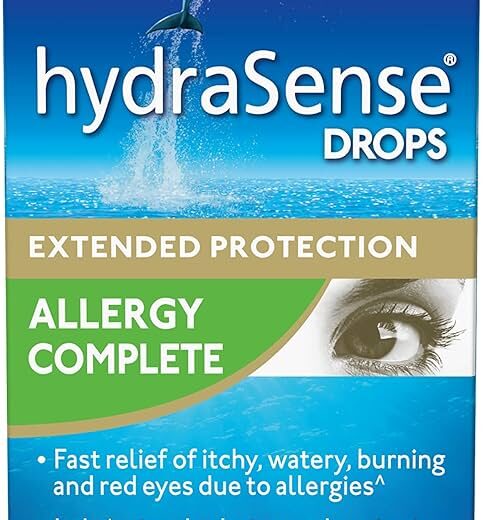 hydraSense Allergy Complete Eye Drops Naturally Sourced 10mL