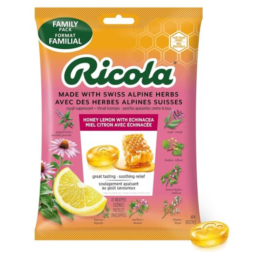 Ricola Cherry Honey Echinacea Cough Drops