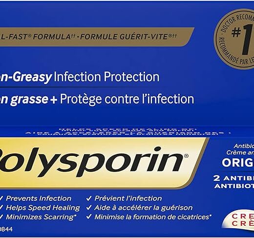 Polysporin Original Antibiotic Cream, Heal-Fast formula, 15gr