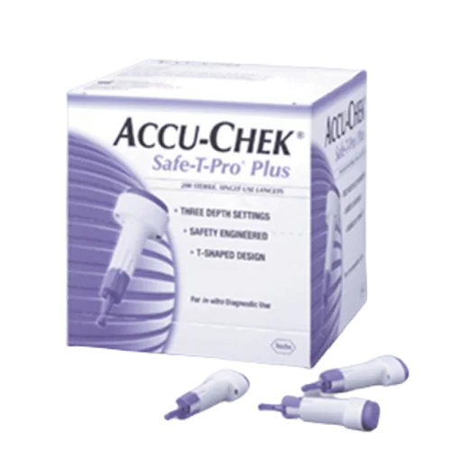 ACCU-CHEK Safe-T-Pro Plus 200 Single Use Lancing Devices