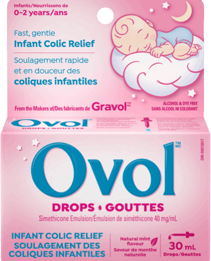Ovol Drops - Fast, Gentle Infant Colic Relief, 30mL