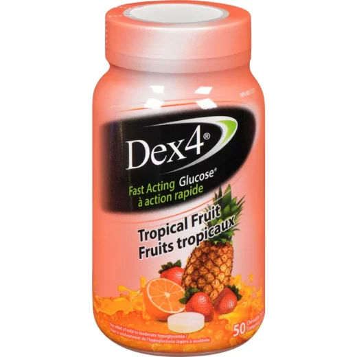 Dex4 Glucose 50 Tablets Tropical Fruit