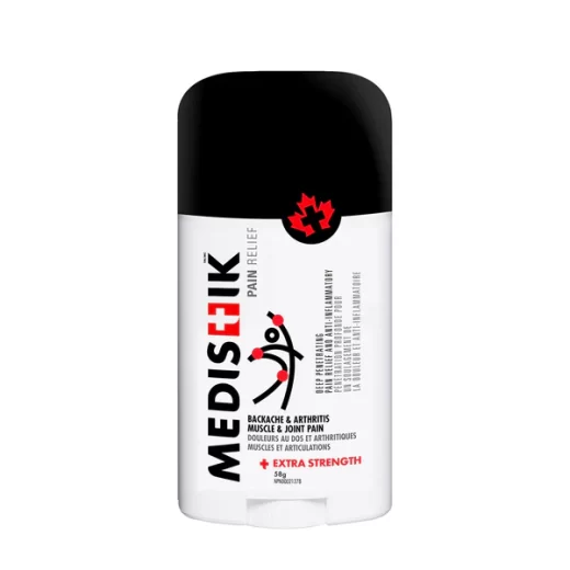 MEDISTIK Extra Strength Pain Relief Stick. Long Lasting Topical Pain Reliever for Backache, Arthritis Muscle & Joint Pain, 58g