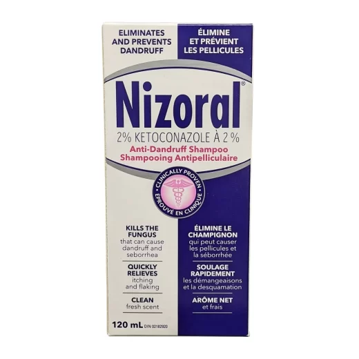 Nizoral Anti-Dandruff Shampoo Once a Week (120 mL)