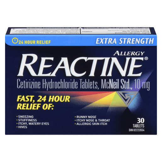 REACTINE ALLERGY  EXTRA STRENGHT 30TAB