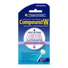 Compound W Wart Remover, Extra-Strength Fast Acting Liquid Salicylic Acid - 10ml - For Treatment & Common/Plantar Wart Removal