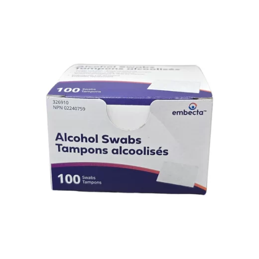 BD Alcohol Swabs 70% isopropyl alcohol 100