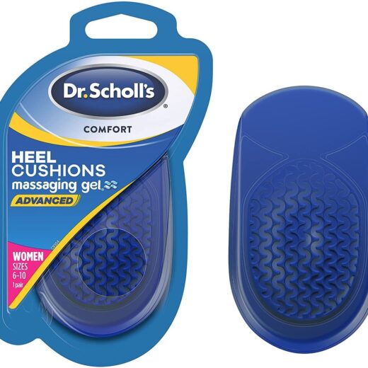 Dr. Scholls Womens Gel HEEL Cushion Insoles Massaging ( 1 pair )