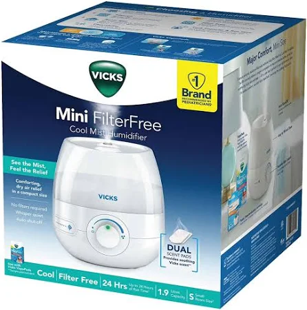 Vicks Cool Mist Mini FilterFree Humidifier