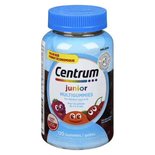 Centrum Junior Multigummies for children ages 4-13 Gummies 120un