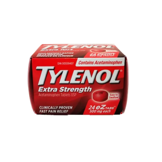 Tylenol Extra Strength Acetaminophen 500mg 24 Tab