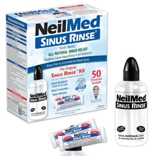 NeilMed Sinus Rinse, Premixed 50 Sachets
