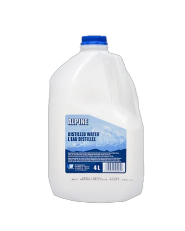 Roll over image to zoom.  Compare DISTILLED WATER,4 L,DISTILLED
