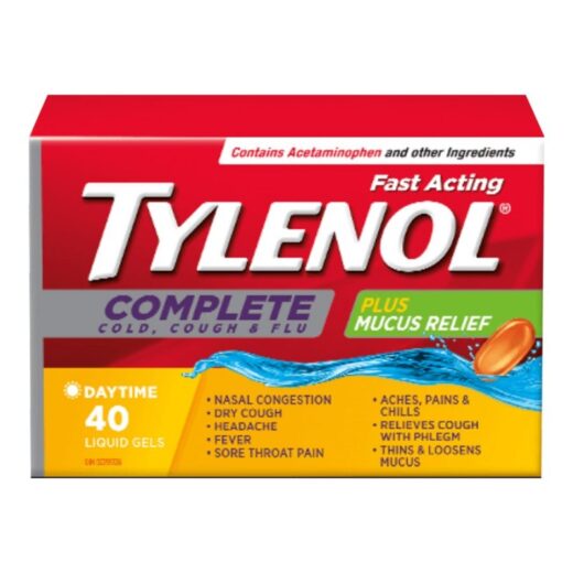 Tylenol* Complete Cold, Cough and Flu Liquid Gel Capsules - 40's