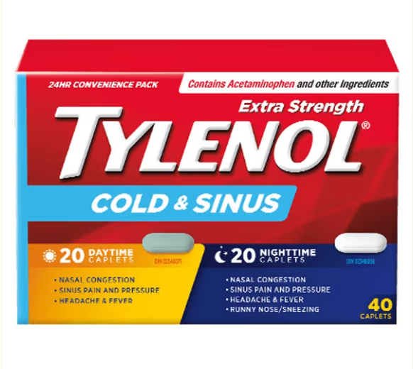 Quick Add TYLENOL COLD&SINUS DAY/NIGHT 10+10