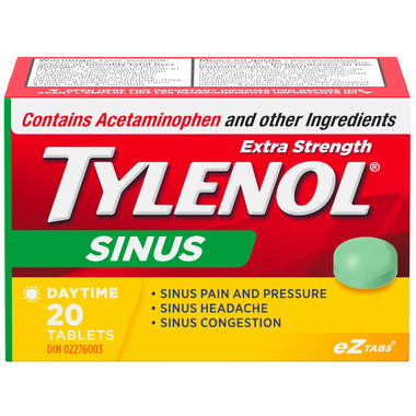 Tylenol Sinus Extra Strength Daytime 20 Tabs